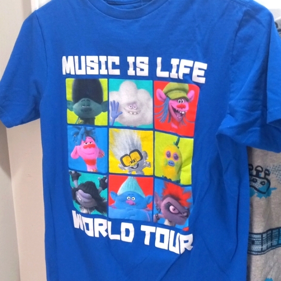 TWO Shirts Boys Sz 8 Musical Oriented - Picture 2 of 6